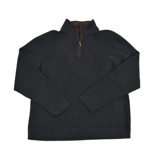 F/X Fusion Cashmere Soft Touch Quarter Zip in Black