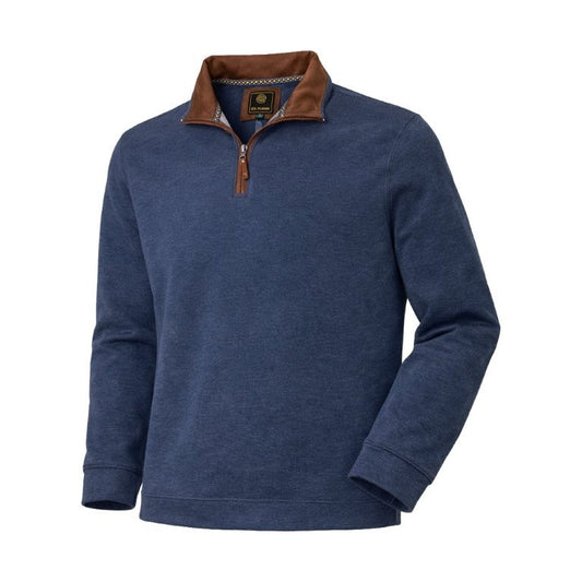 F/X Fusion Cashmere Soft Touch Quarter Zip in Navy