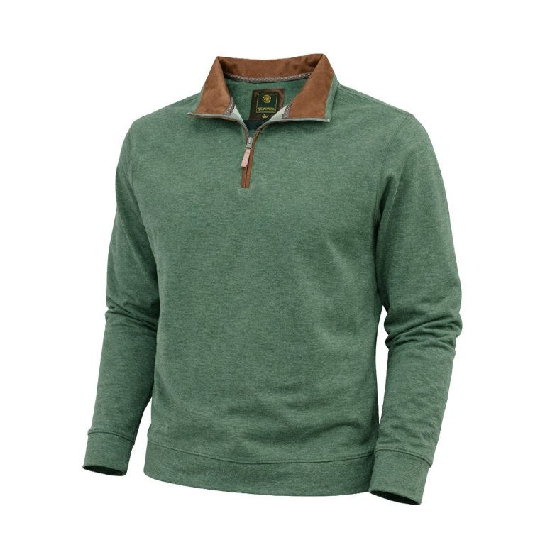 F/X Fusion Cashmere Soft Touch Quarter Zip in Olive
