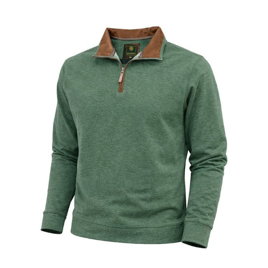 F/X Fusion Cashmere Soft Touch Quarter Zip in Olive