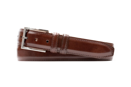 Martin Dingman Samuel Coachman Leather Belt in Luggage