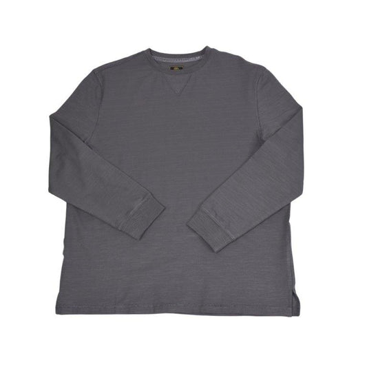 F/X Fusion Long Sleeve Crew Neck Tee in Grey