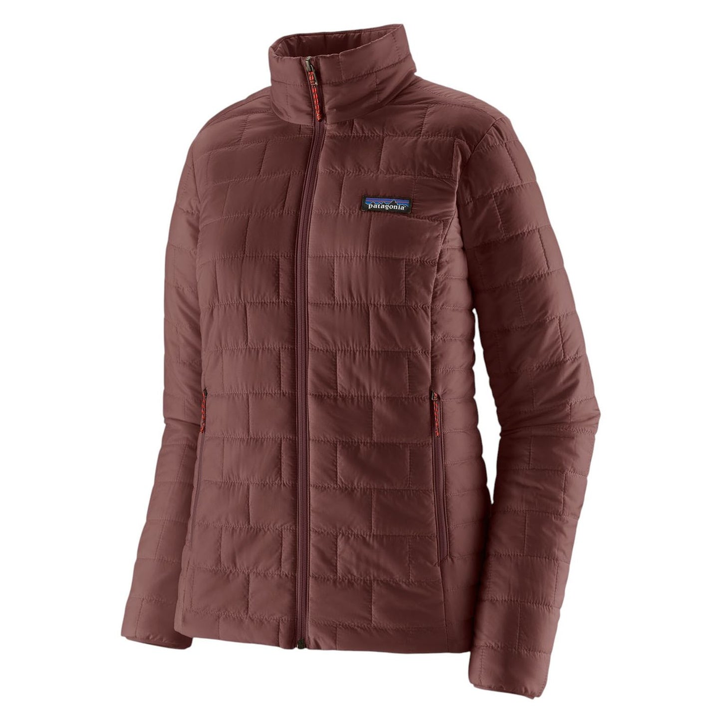 Womens Patagonia Nano Puff Jacket in Dark Ruby