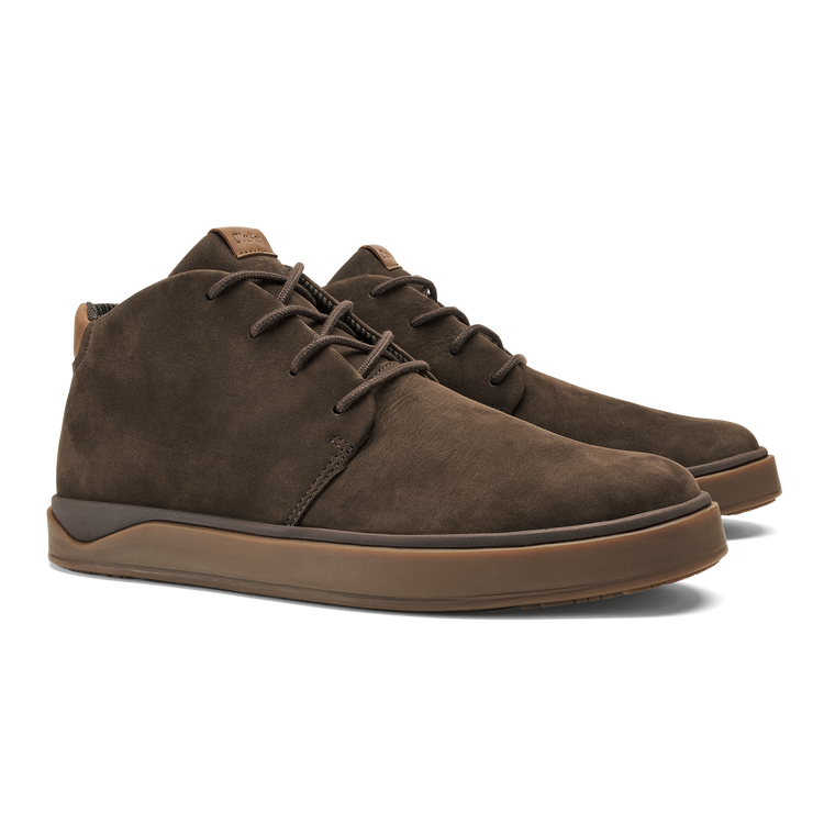 Olukai Mens Papaku Ili Chukka Boot in Dark Java