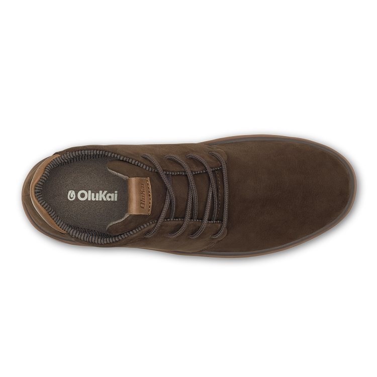 Olukai Mens Papaku Ili Chukka Boot in Dark Java