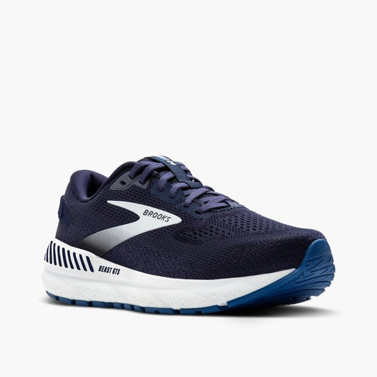 Brooks Mens Beast GTS 24 in Peacoat/True Navy/White