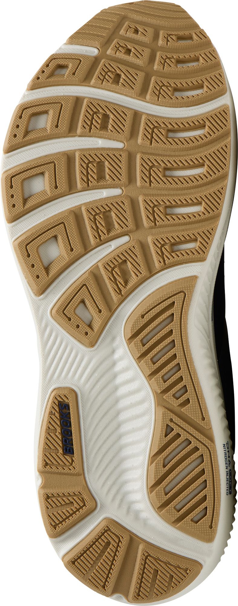 Brooks Mens Ghost 17 Running Shoe in Beacon Blue/Moonlight/Starfish