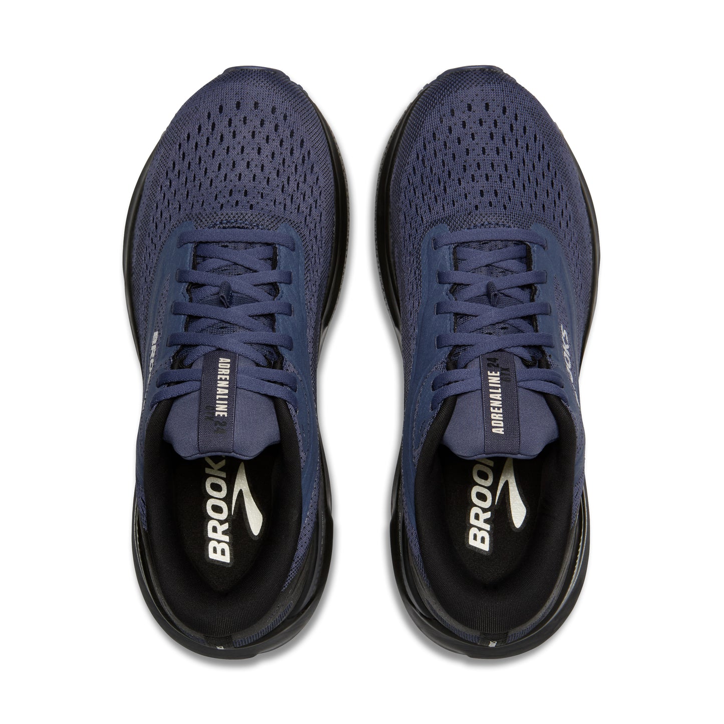 Brooks Mens Adrenaline GTS 24 GTX Waterproof Running Shoe in Black/Nightshadow/Coconut