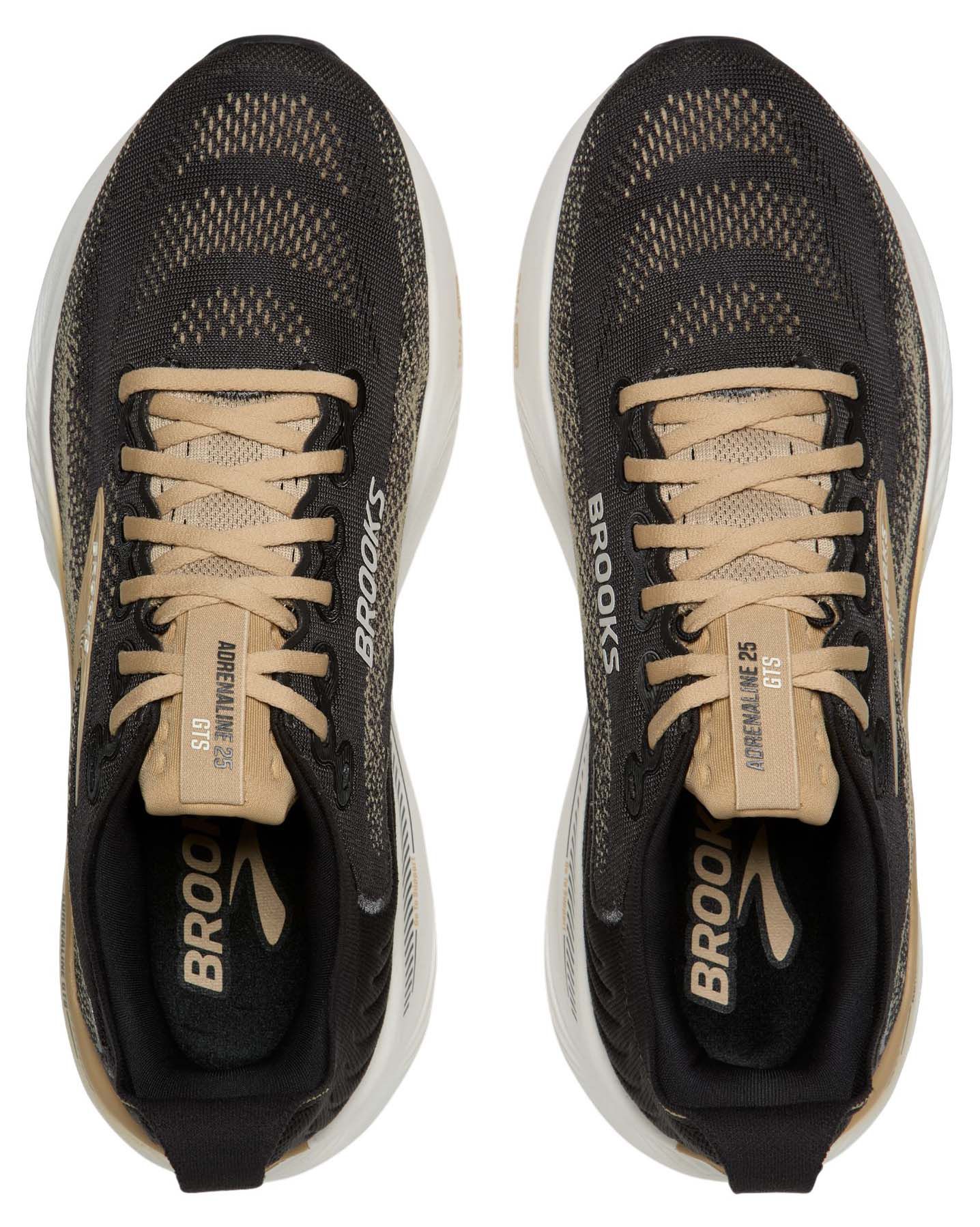 Brooks Mens Adrenaline GTS 25 Running Shoe in Phantom/Starfish/Coconut