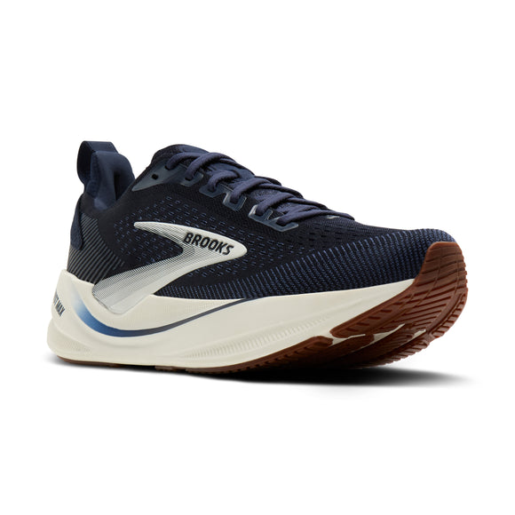 Brooks Mens Ghost Max 4 Running Shoe in Navy/Navy/Biscuit