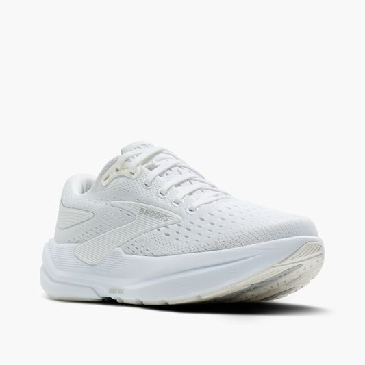 Womens Brooks Ghost Max 3 Running Shoe in White/White