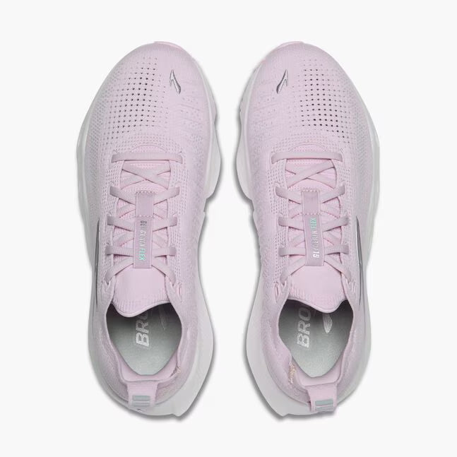 Womens Brooks Glycerin Flex Running Shoe in Pink/Harbor Mist/Yucca