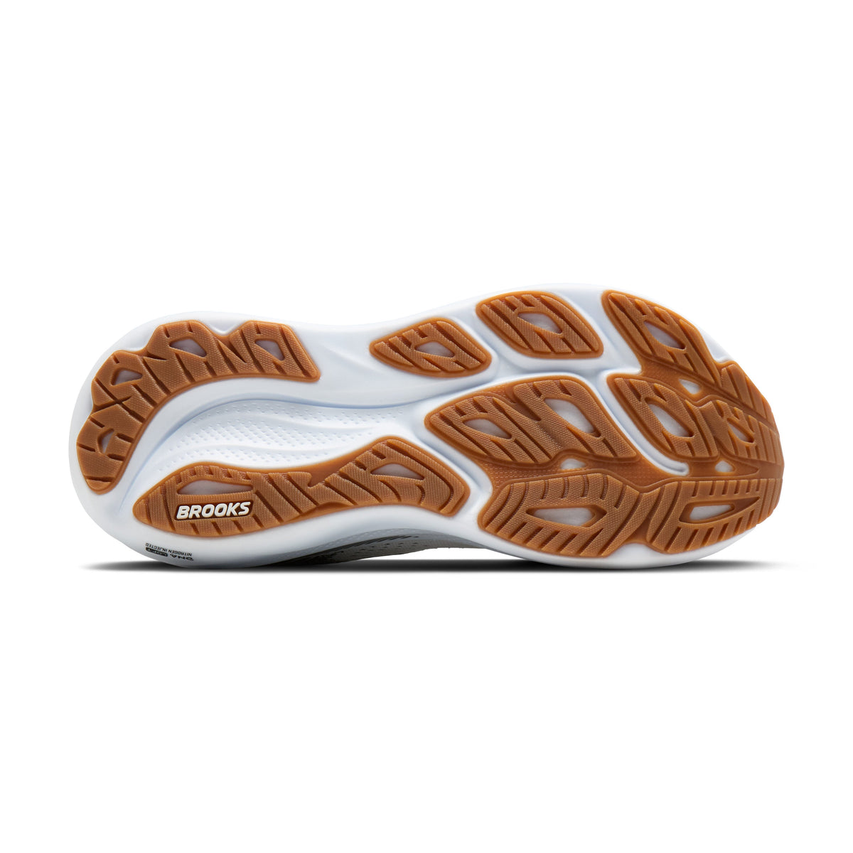 Womens Brooks Adrenaline GTS 26 Running Shoe in White/Black/Gum