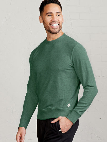 TASC Mens Stadium French Terry Sweatshirt in Spruce