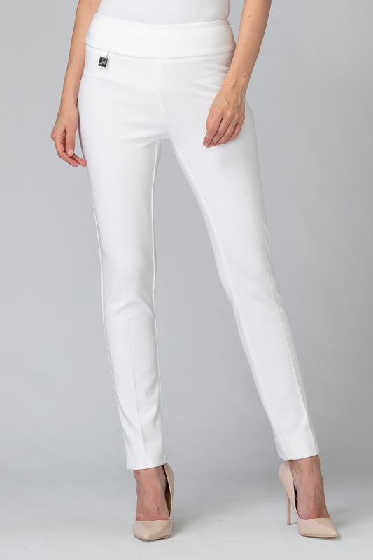 Womens Joseph Ribkoff High Waisted Dress Pant in Vanilla