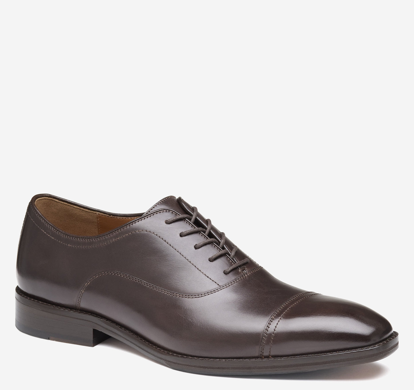 Johnston & Murphy Sullivan Cap Toe in Espresso Calfskin