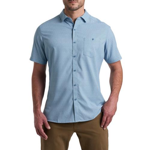 Kuhl Mens Persuadr SS Sportshirt in Glacier