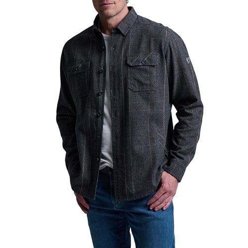 Kuhl Mens Deviatr Shirt-Jacket in Pirate Black