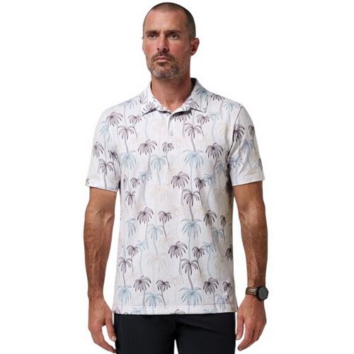 Travis Mathew Featherweight Palms Polo in White