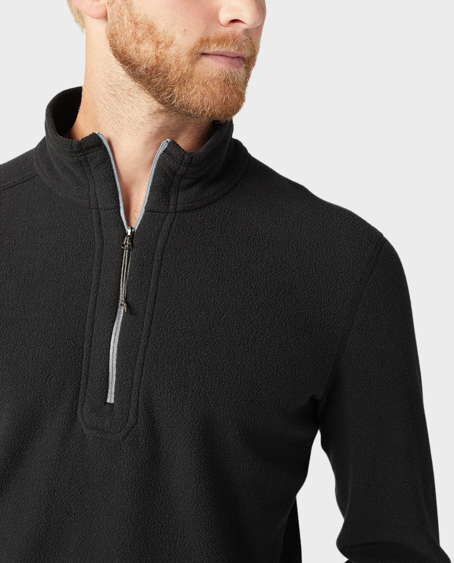 Stio Mens Turpin Fleece Half Zip in Abyss