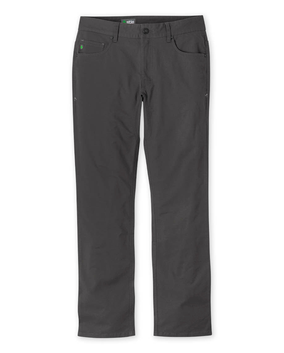 Stio Mens Rivet Canvas Pant in Raven