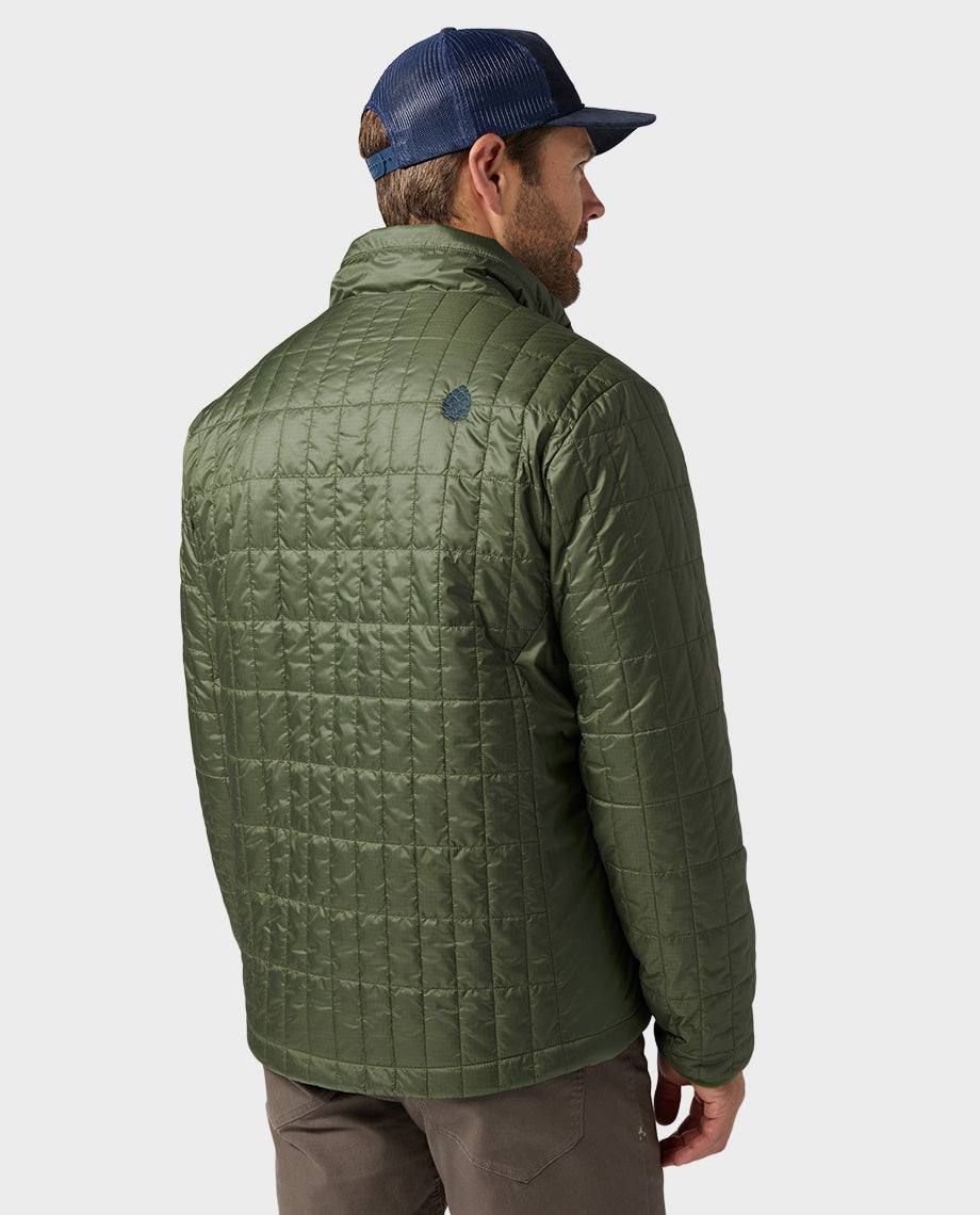 Stio Mens Azura Insulated Jacket in Pine Forest