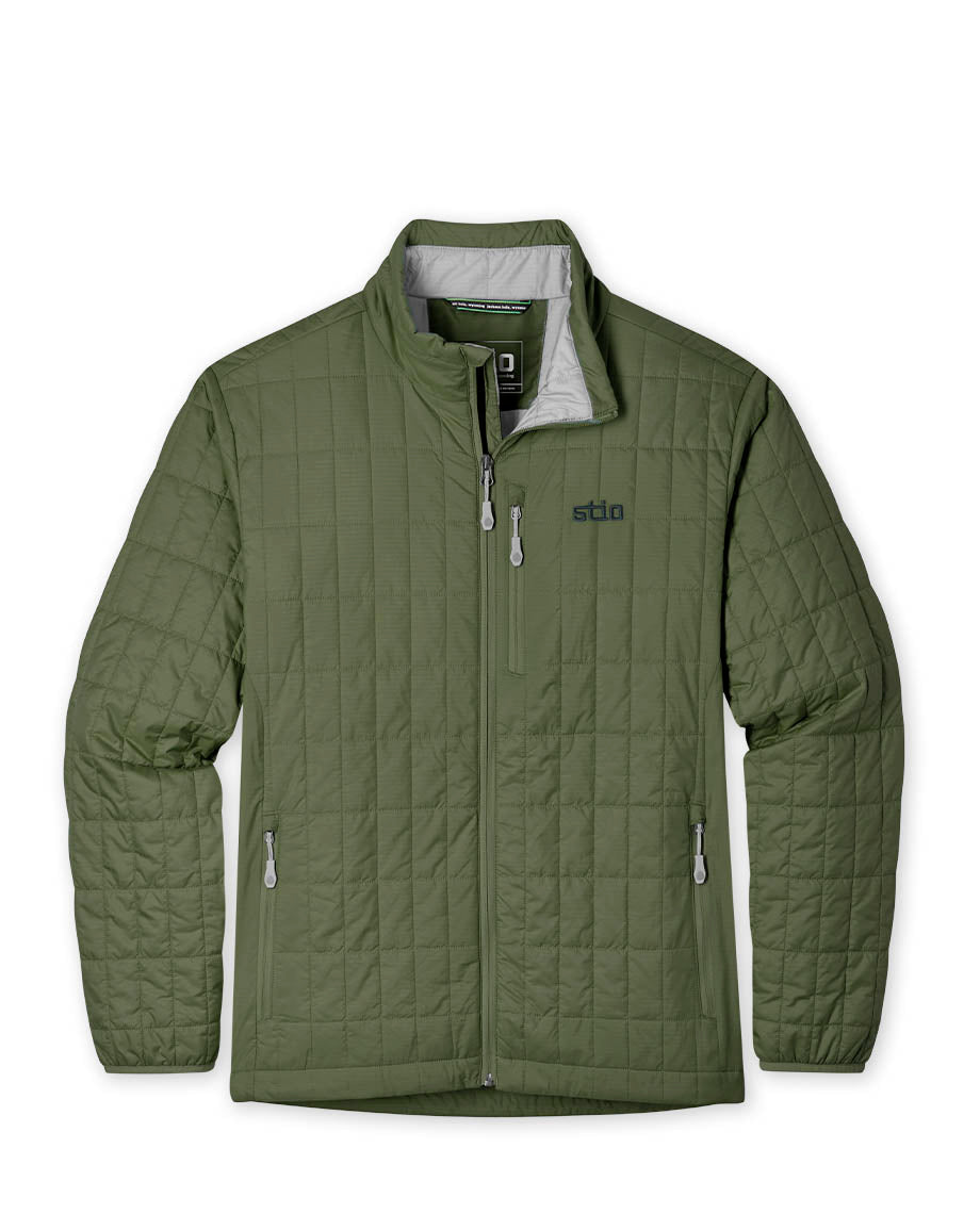 Stio Mens Azura Insulated Jacket in Pine Forest