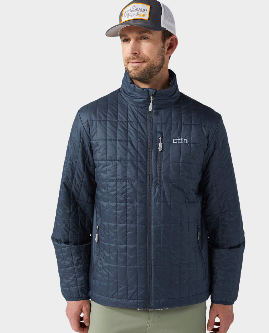 Stio Mens Azura Insulated Jacket in Mountain Shadow