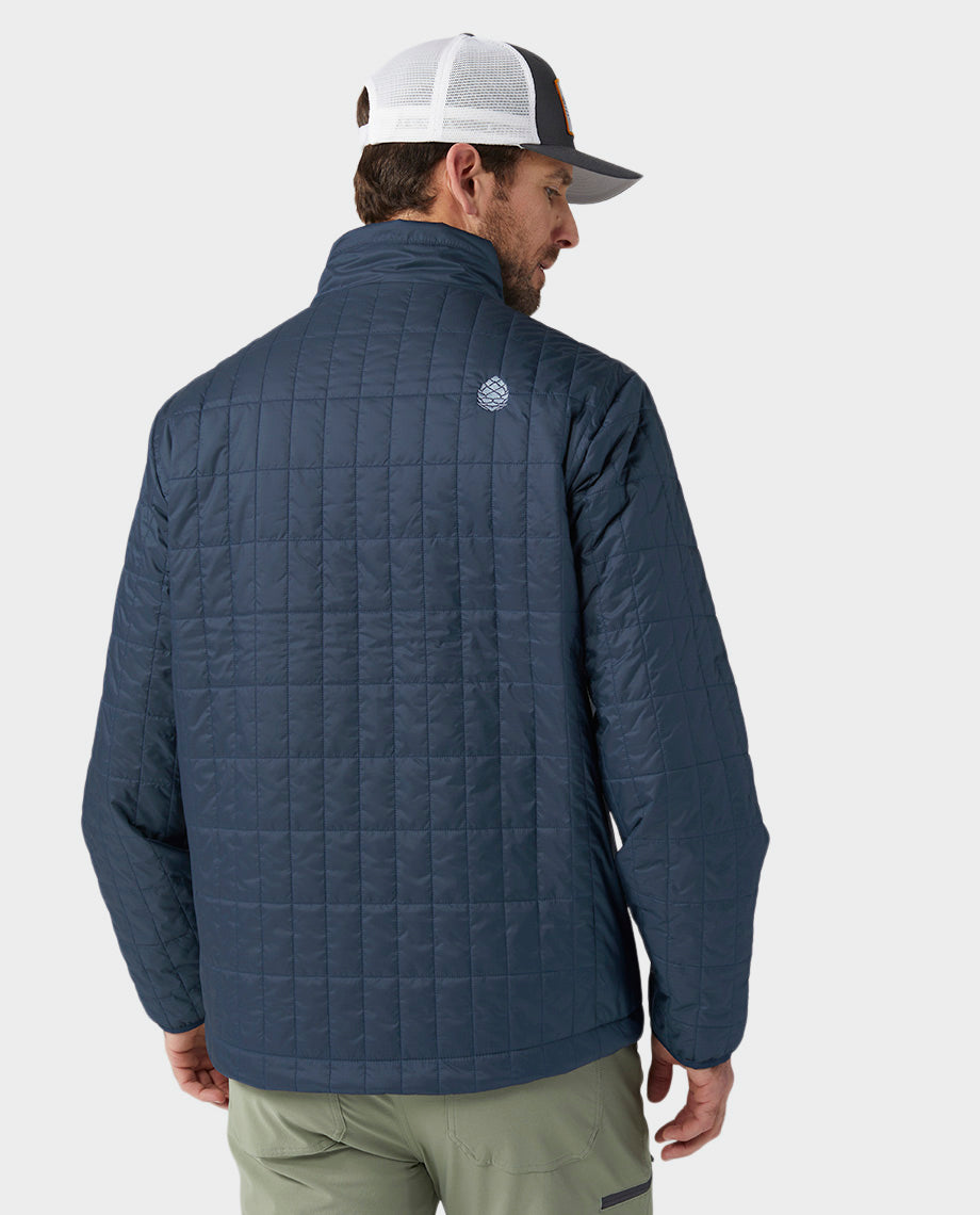 Stio Mens Azura Insulated Jacket in Mountain Shadow