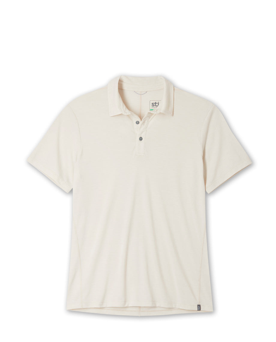 Stio Mens Divide Polo in Mountain Goat Heather