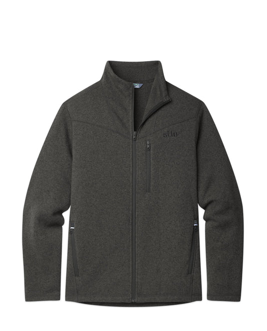 Stio Mens Wilcox Fleece Jacket in Abyss
