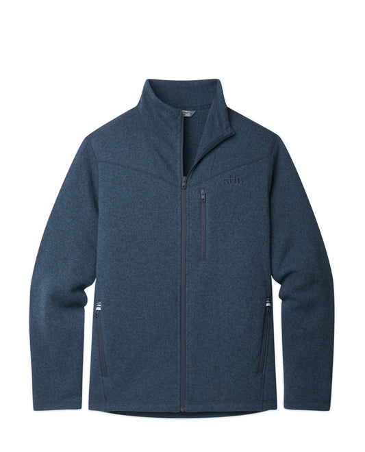 Stio Mens Wilcox Fleece Jacket in Mountain Shadow