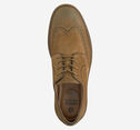 Johnston & Murphy Ripley Wingtip in Snuff Waxed Suede
