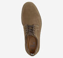 Johnston & Murphy Clint Plain Toe in Brown Oiled Suede
