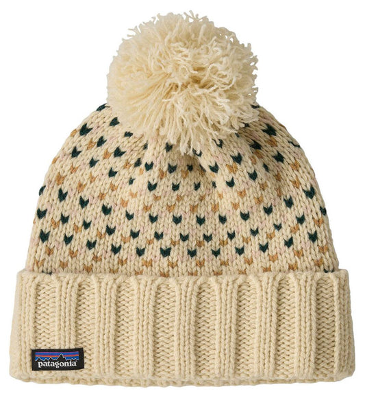 Womens Patagonia Snowbelle Beanie in Confetti: Natural