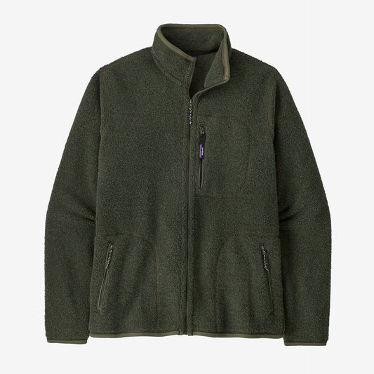 Patagonia Mens Reclaimed Fleece Jacket in Basin Green