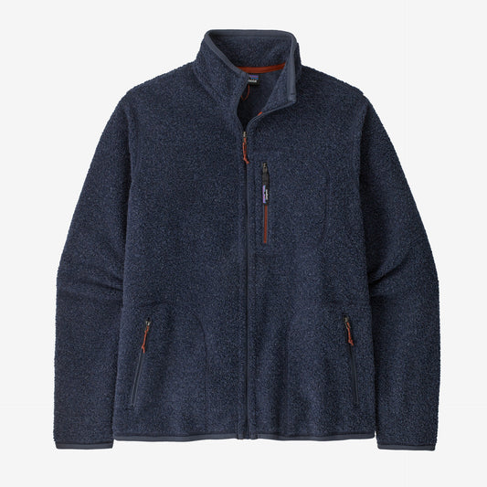 Patagonia Mens Reclaimed Fleece Jacket in Smoulder Blue