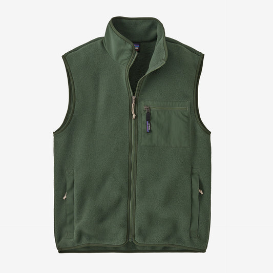 Patagonia Mens Synchilla Vest in Torrey Pine Green