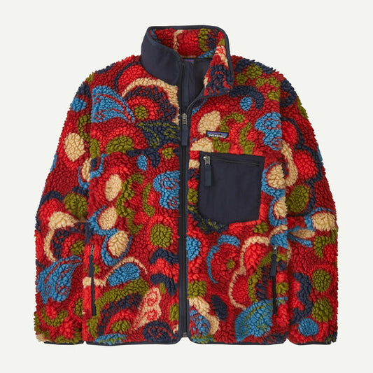 Womens Patagonia Classic Retro-X Jacket in River River: Amanita Red