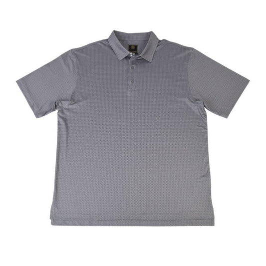 F/X Fusion Printed Performance Polo in Silver