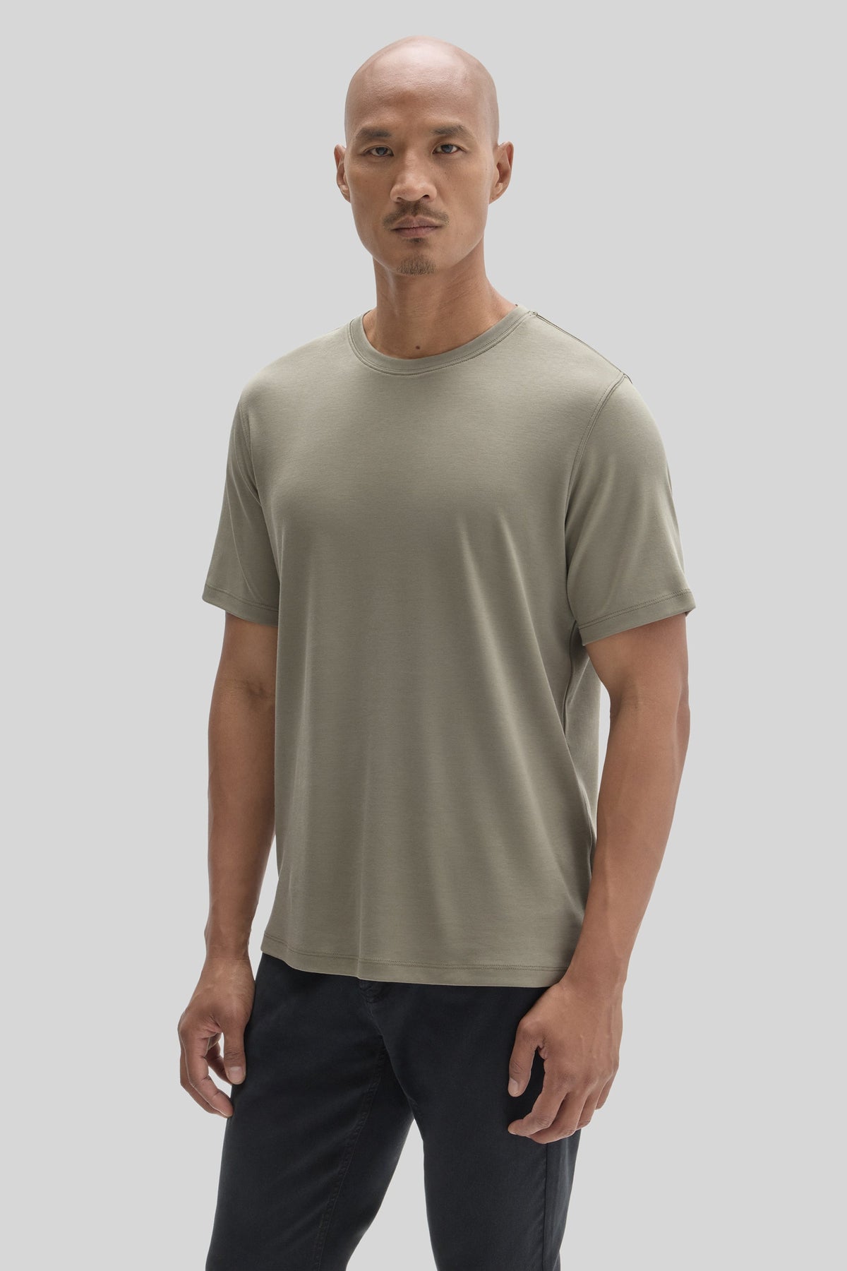 Robert Barakett Georgia Tee in Dusty Olive