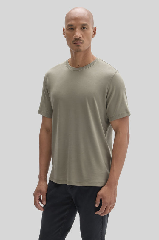 Robert Barakett Georgia Tee in Dusty Olive