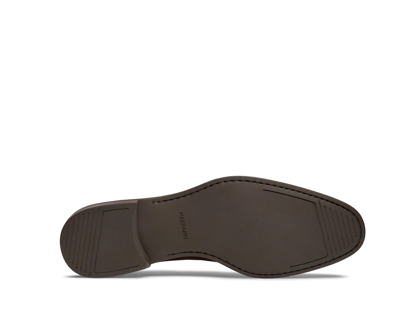 Magnanni Diezma II Tumbled Leather Penny Loafer in Brown