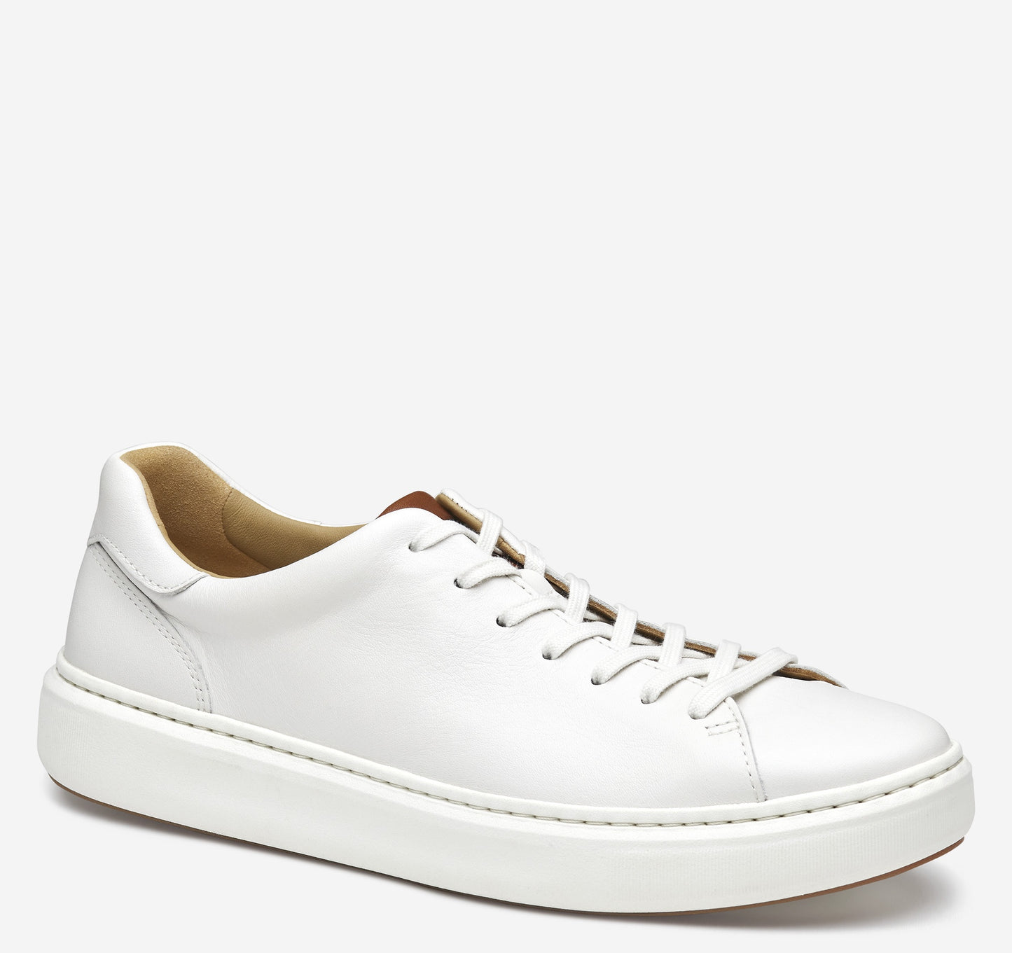 Johnston & Murphy Anders Lace to Toe in White