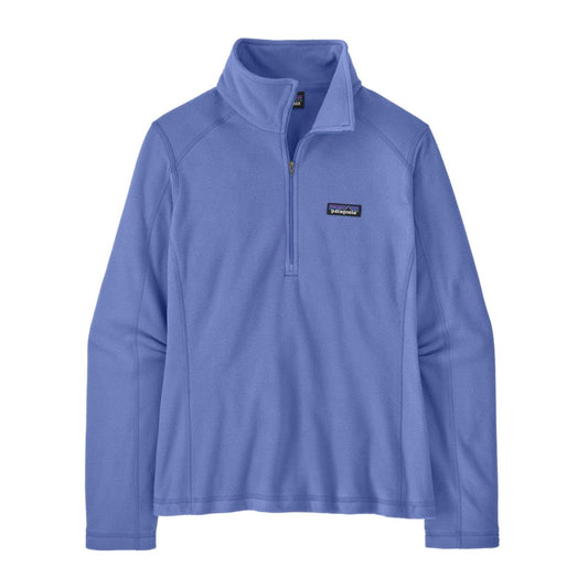 Womens Patagonia Micro D Quarter Zip in Diver Blue