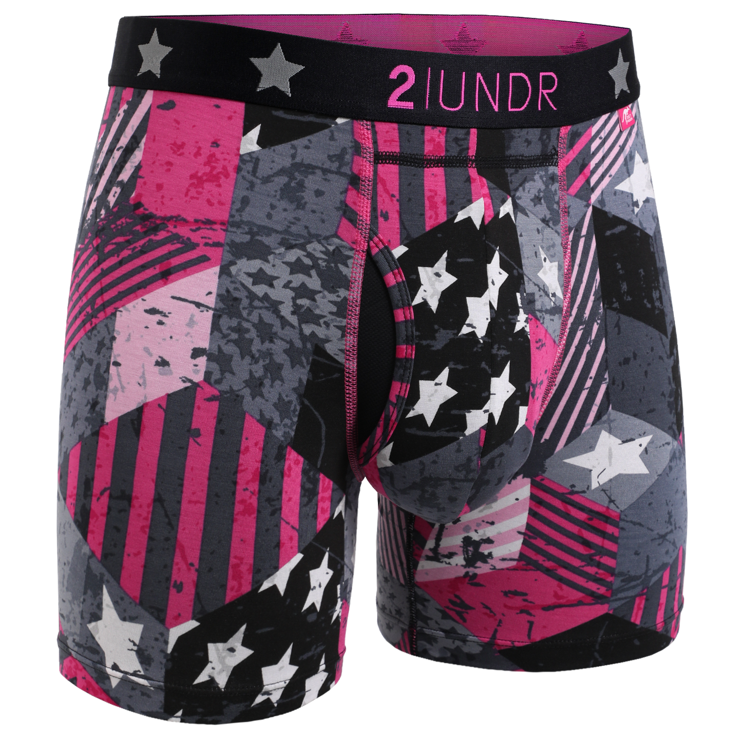 2 UNDR Swing Shift 6" Boxer Brief in Freedom4