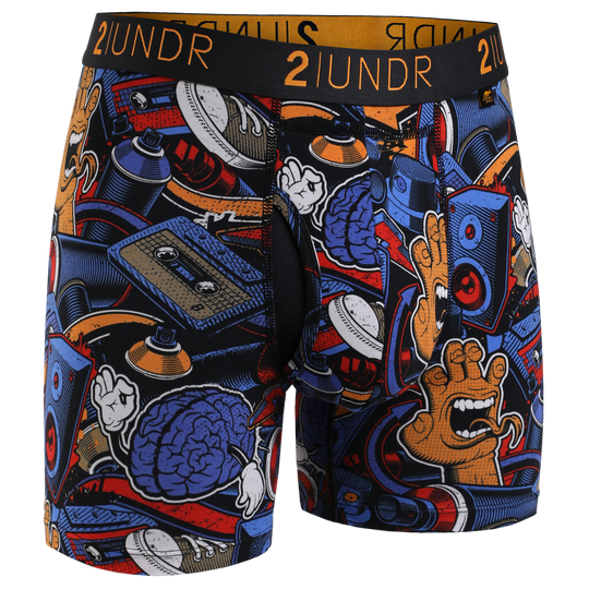 2 UNDR Swing Shift 6" Boxer Brief in Megamind