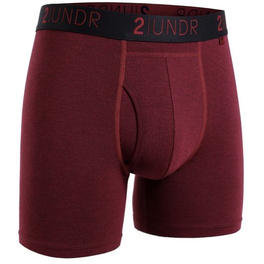 2 UNDR Swing Shift 6" Boxer Brief in Ruby