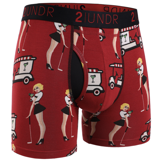 2 UNDR Swing Shift 6" Boxer Brief in Anita Margarita