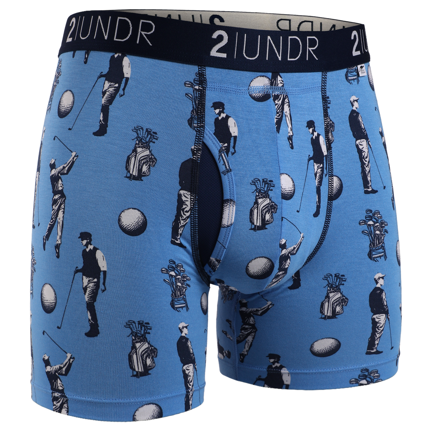 2 UNDR Swing Shift 6" Boxer Brief in Stroke Play